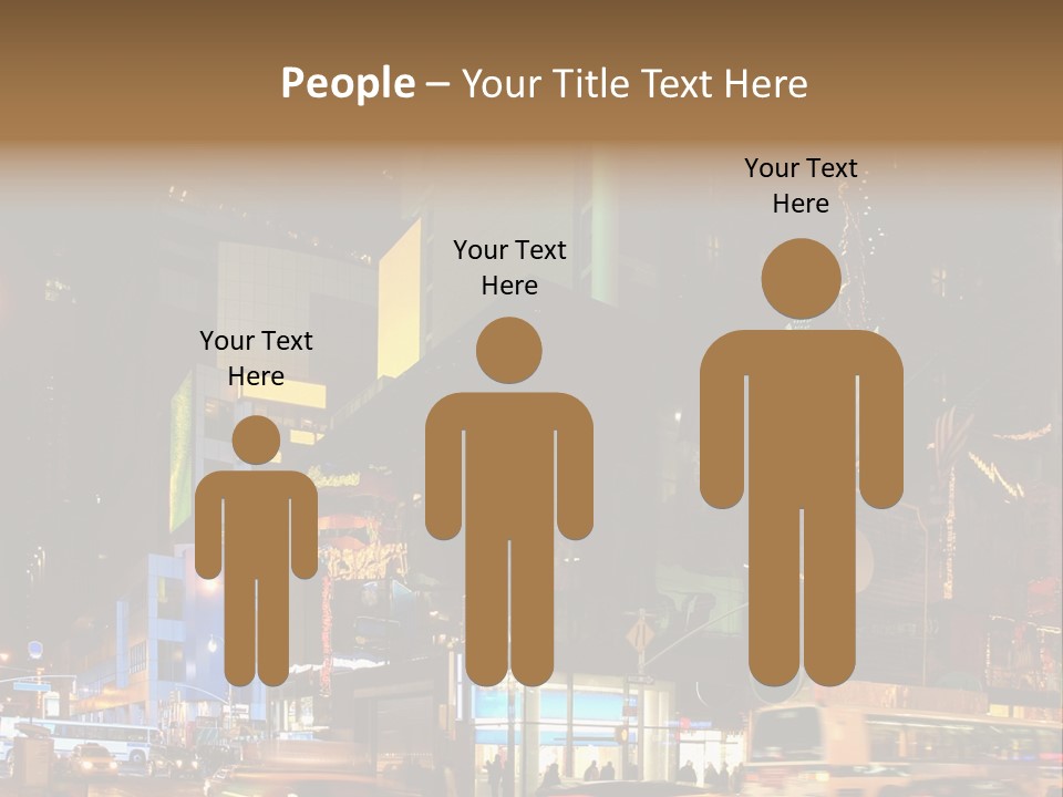 Midtown Commercial Sign Fame PowerPoint Template