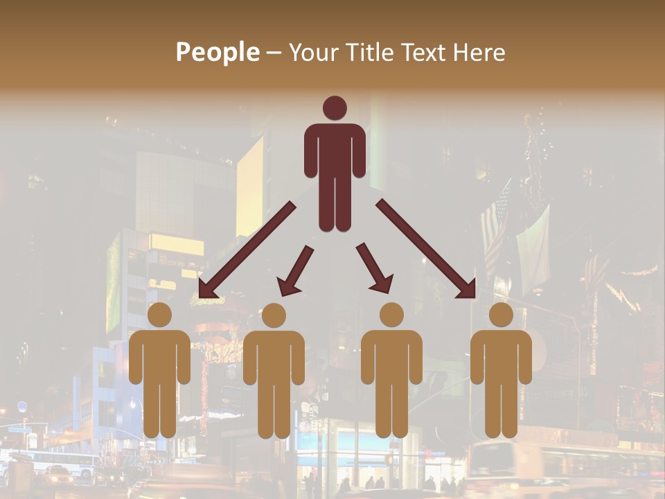 Midtown Commercial Sign Fame PowerPoint Template