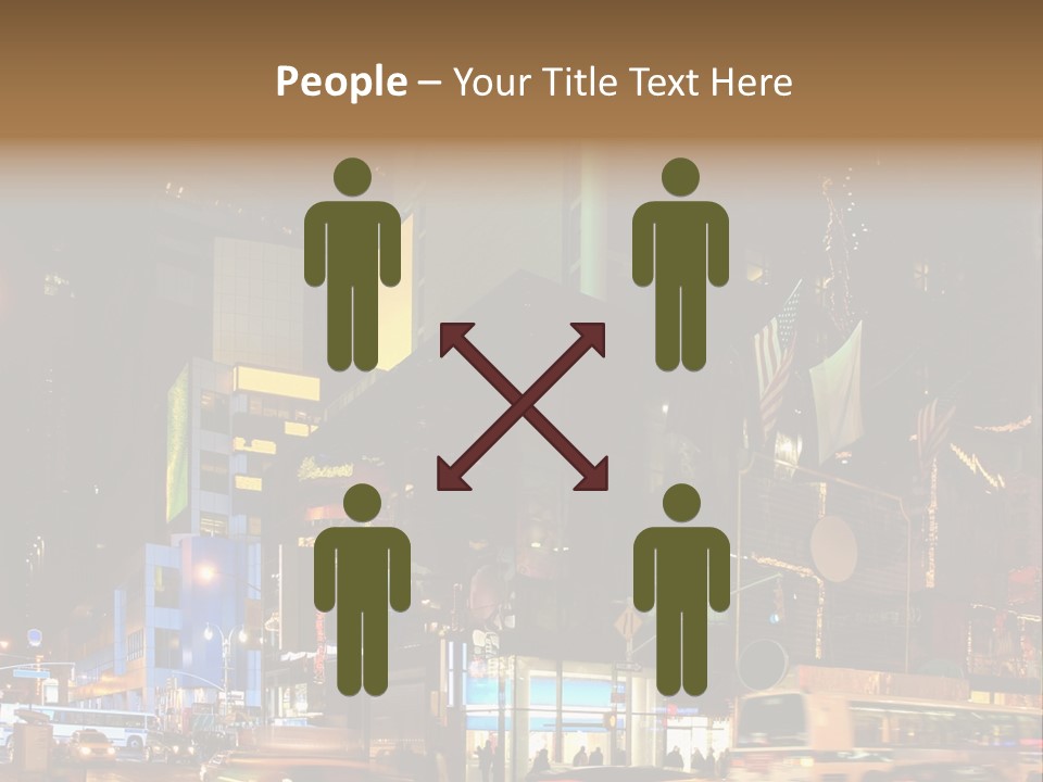 Midtown Commercial Sign Fame PowerPoint Template