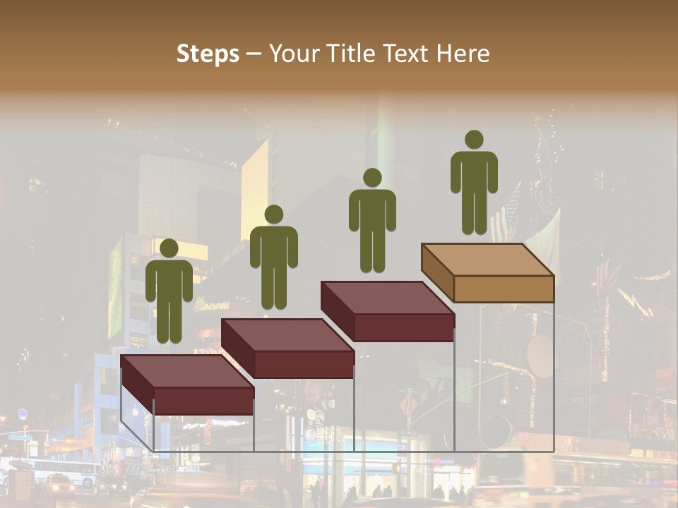 Midtown Commercial Sign Fame PowerPoint Template