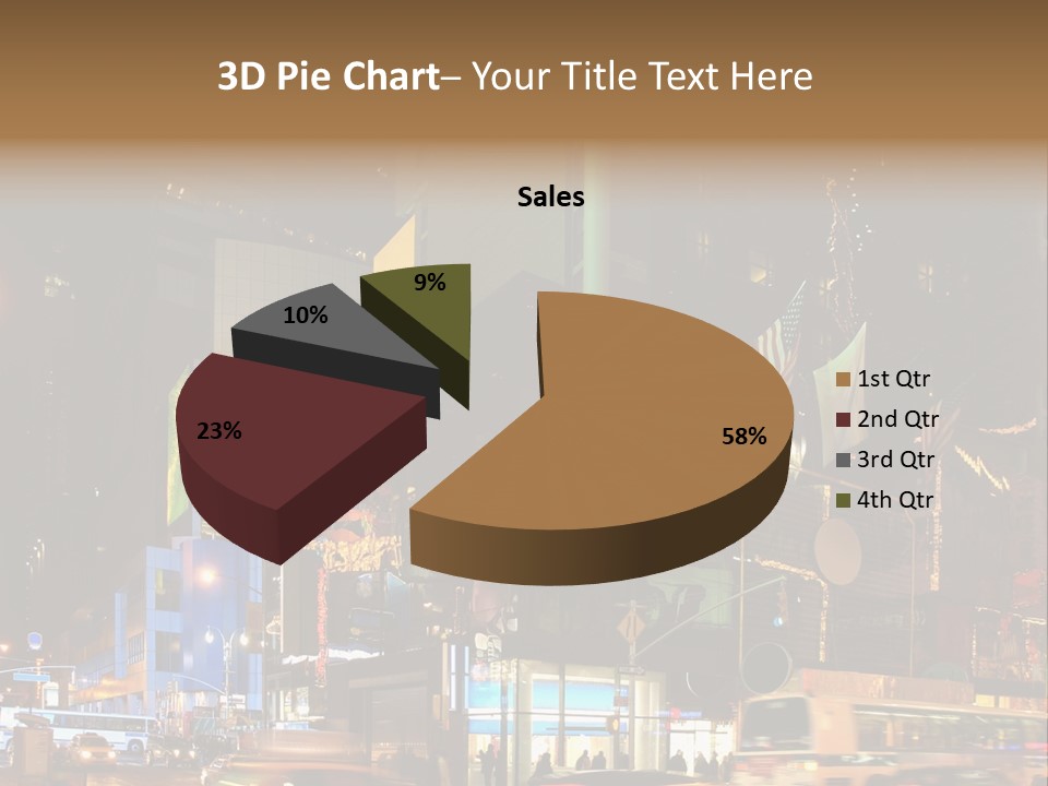 Midtown Commercial Sign Fame PowerPoint Template