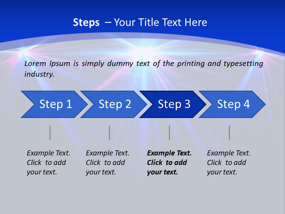 Effects Dance Shiny PowerPoint Template