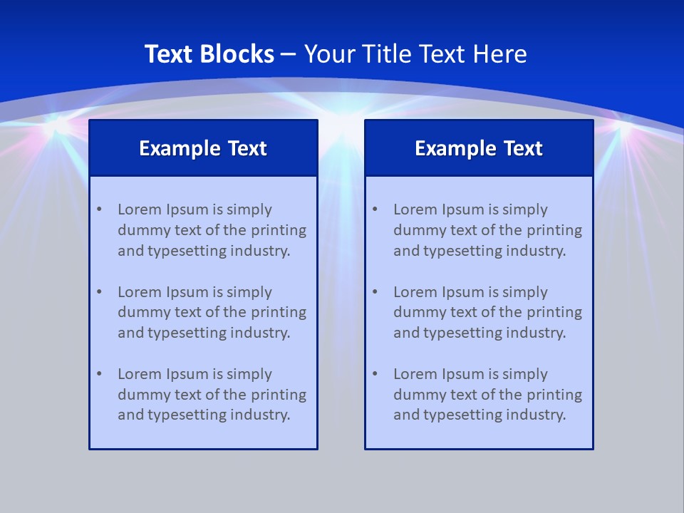 Effects Dance Shiny PowerPoint Template