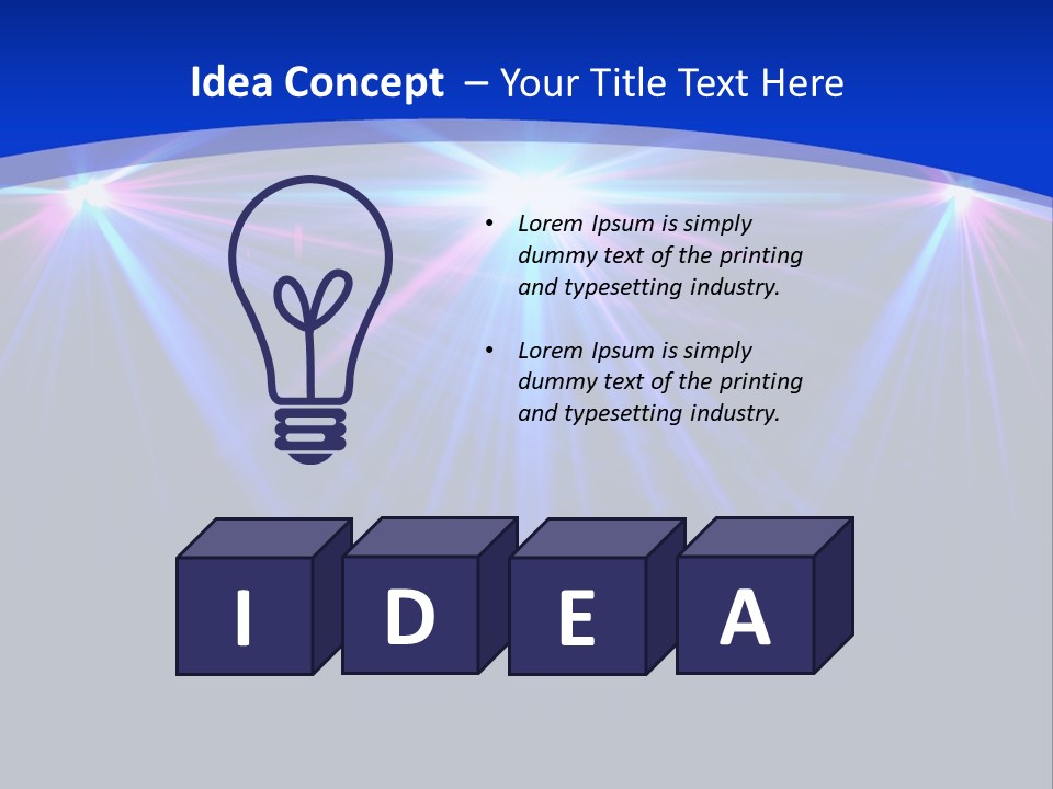 Effects Dance Shiny PowerPoint Template