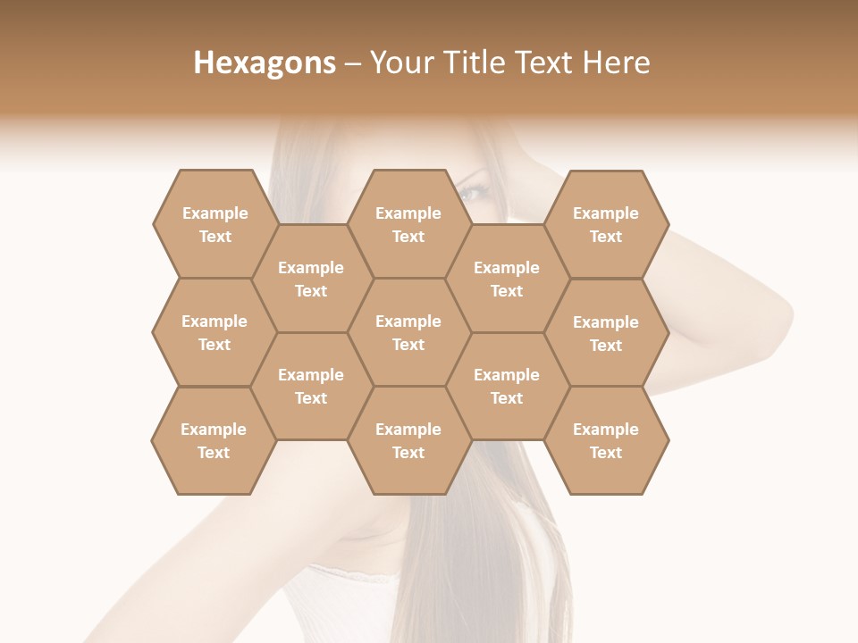 Sexy White Pose PowerPoint Template