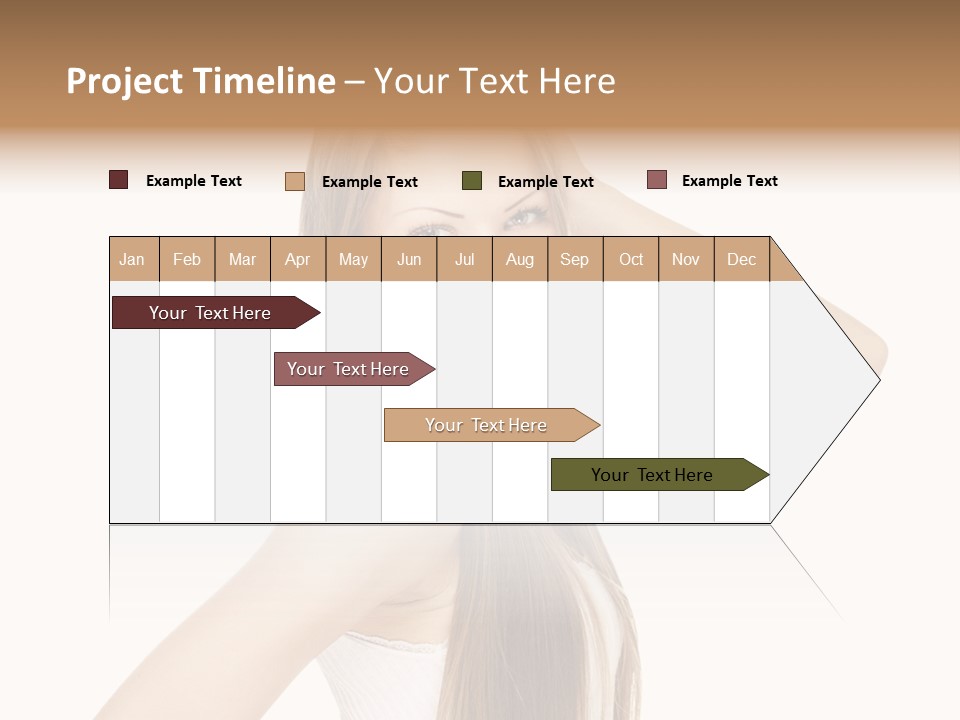 Sexy White Pose PowerPoint Template