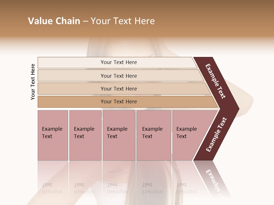 Sexy White Pose PowerPoint Template