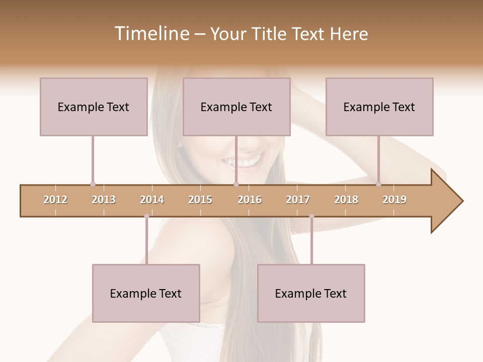 Sexy White Pose PowerPoint Template