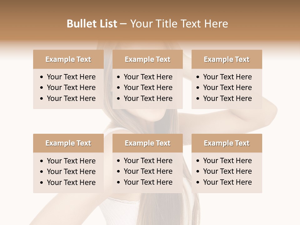 Sexy White Pose PowerPoint Template