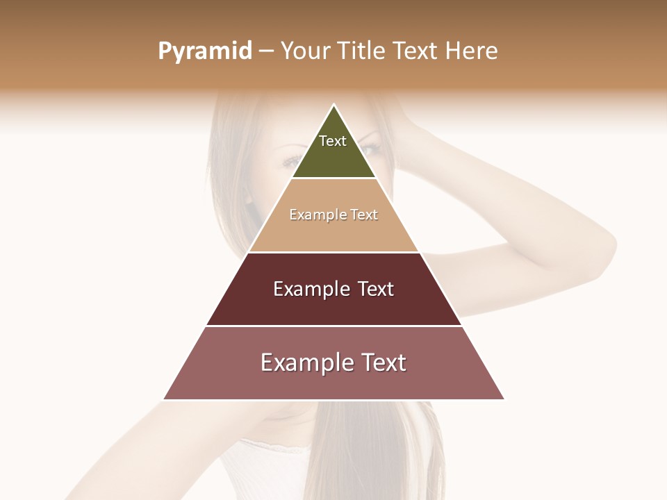 Sexy White Pose PowerPoint Template