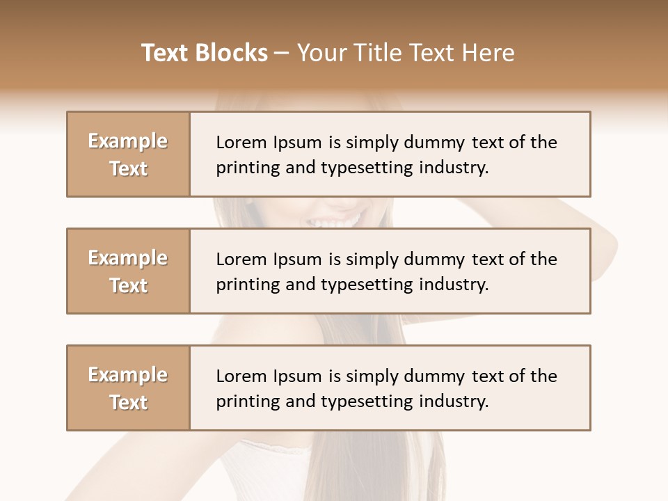 Sexy White Pose PowerPoint Template