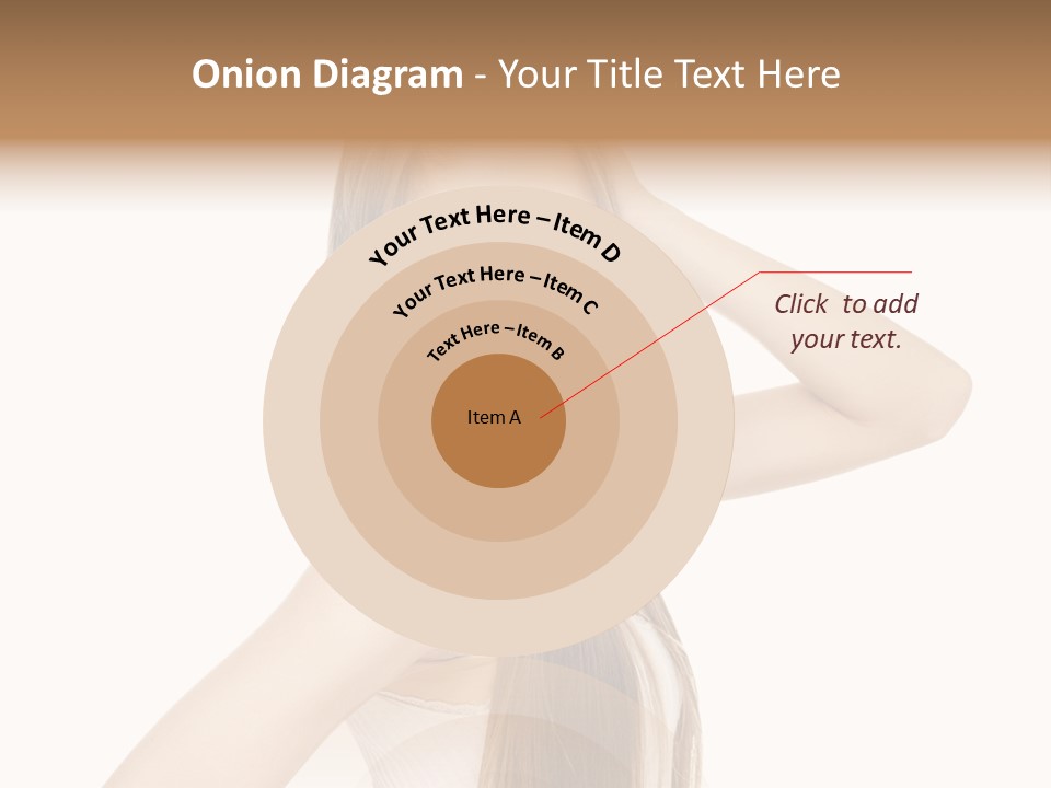 Sexy White Pose PowerPoint Template