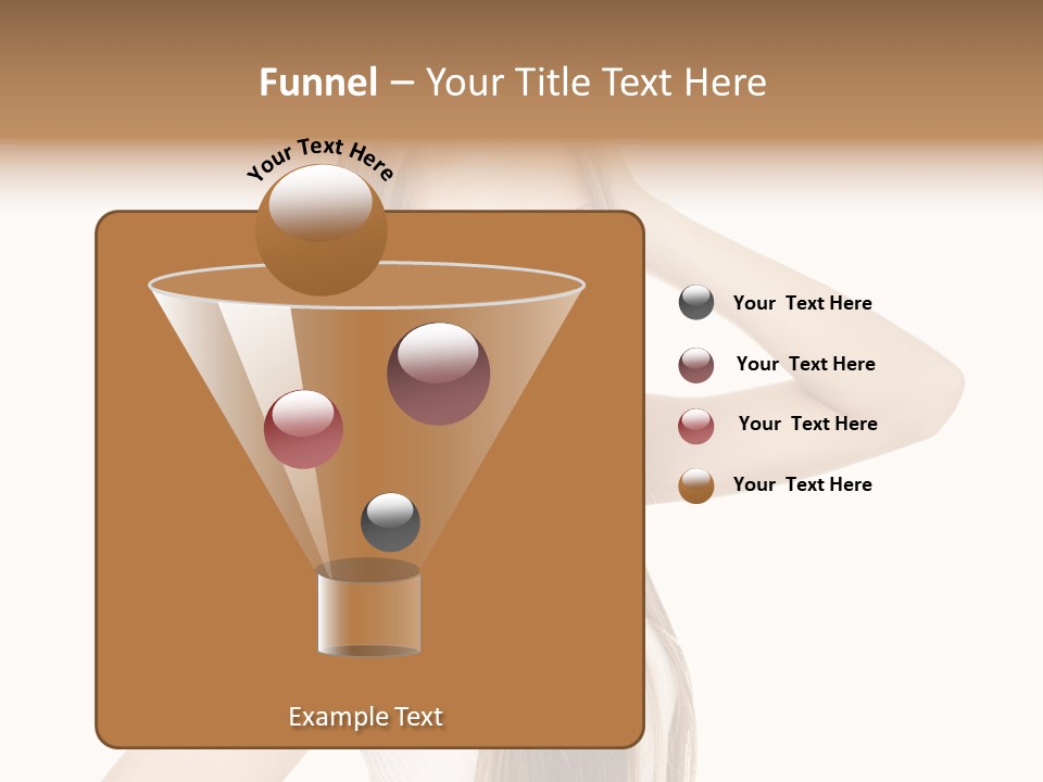 Sexy White Pose PowerPoint Template