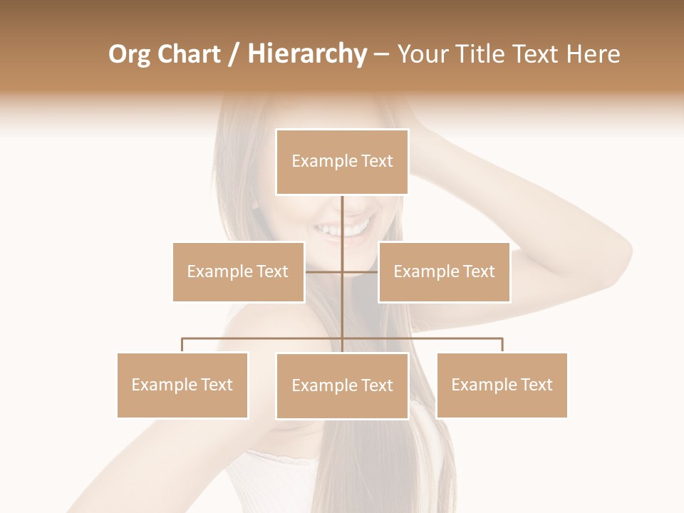 Sexy White Pose PowerPoint Template