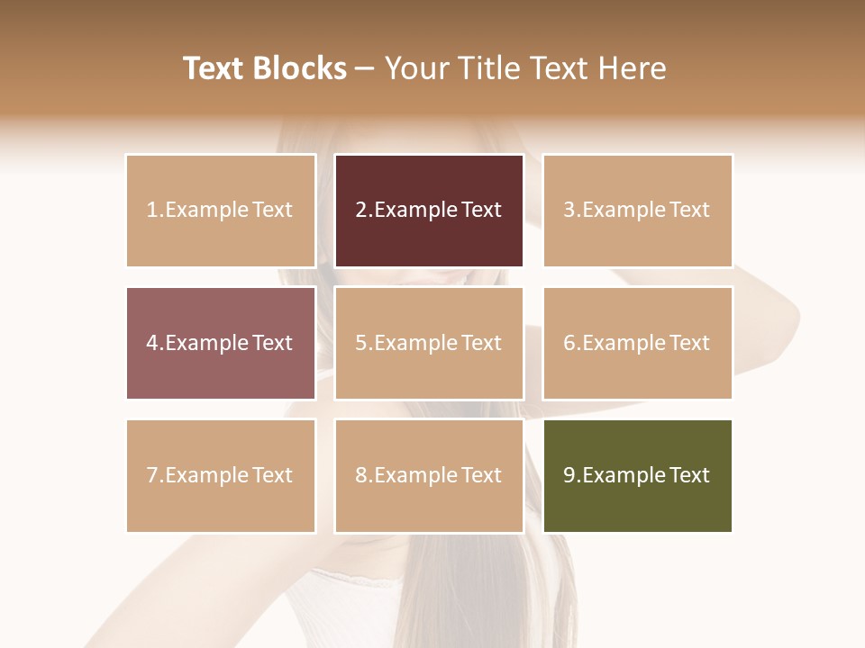 Sexy White Pose PowerPoint Template