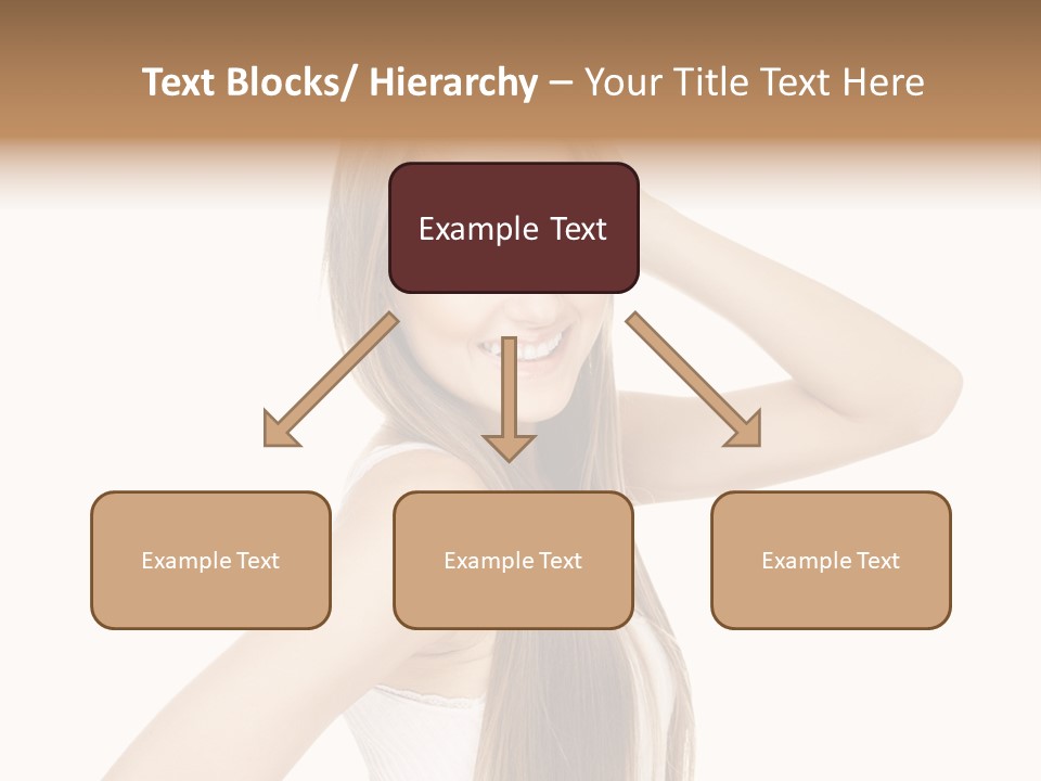 Sexy White Pose PowerPoint Template