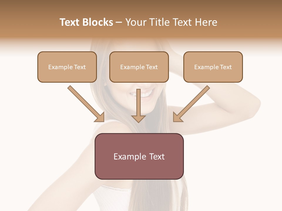 Sexy White Pose PowerPoint Template