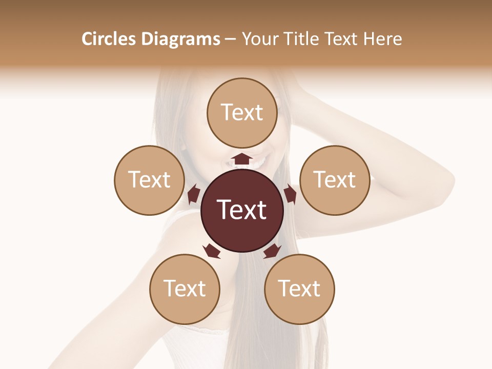 Sexy White Pose PowerPoint Template