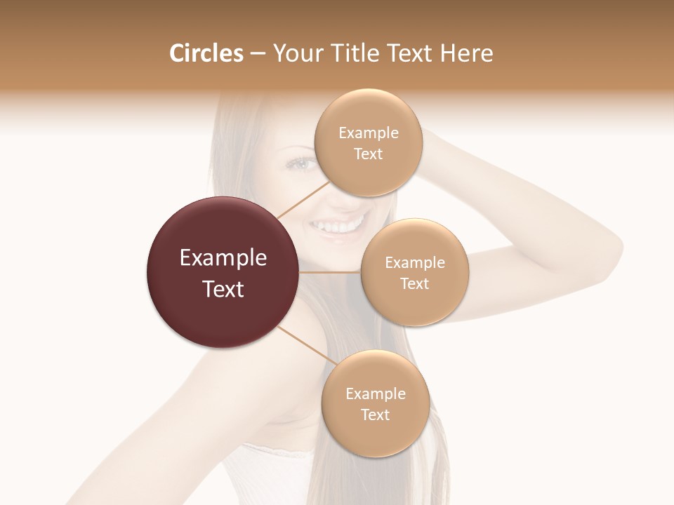 Sexy White Pose PowerPoint Template