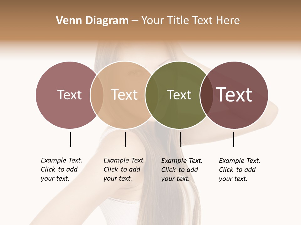 Sexy White Pose PowerPoint Template