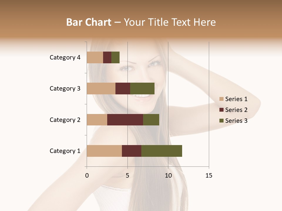 Sexy White Pose PowerPoint Template