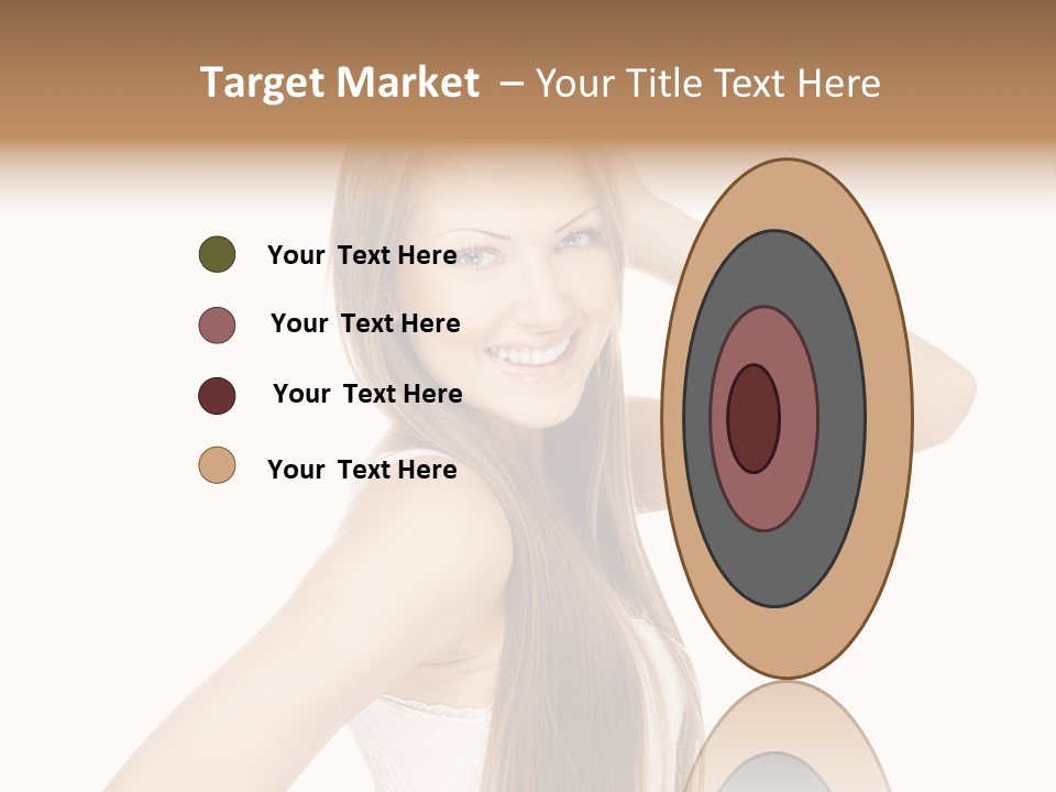 Sexy White Pose PowerPoint Template