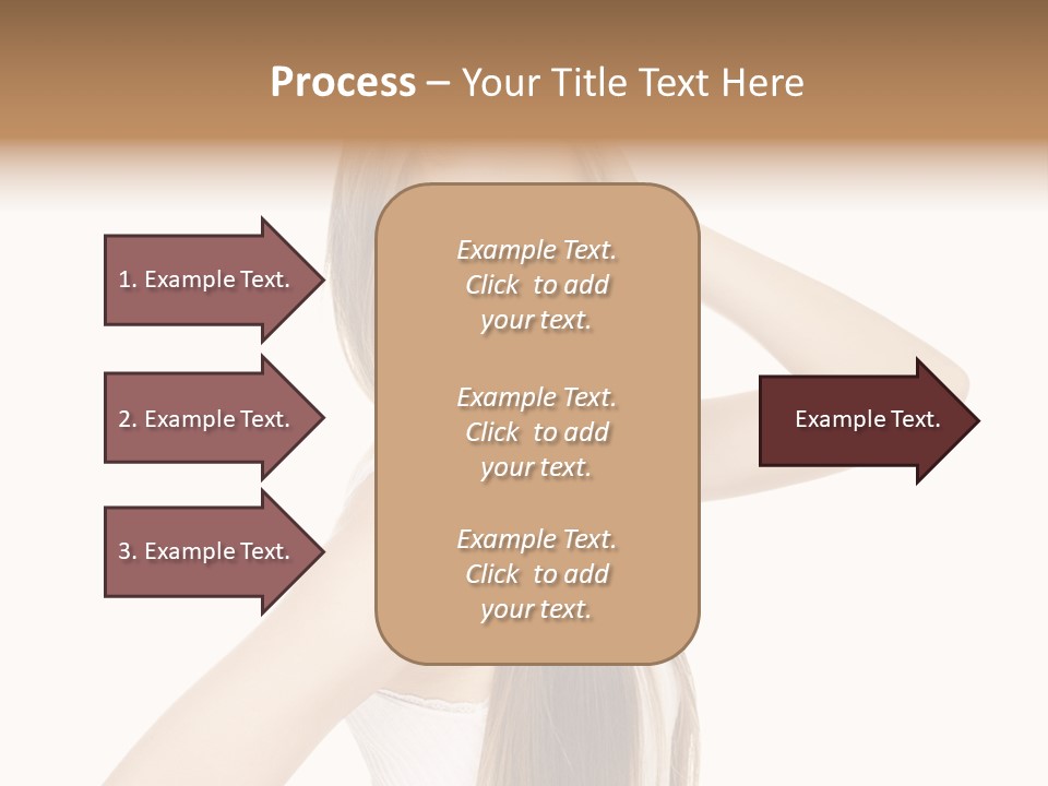 Sexy White Pose PowerPoint Template
