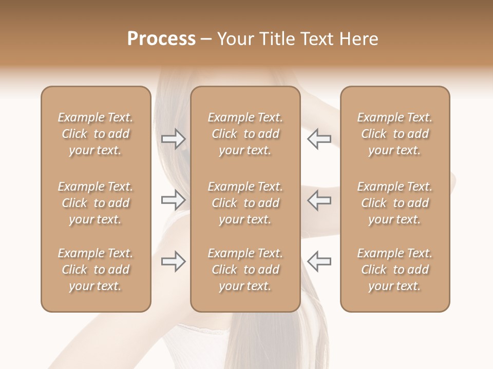 Sexy White Pose PowerPoint Template