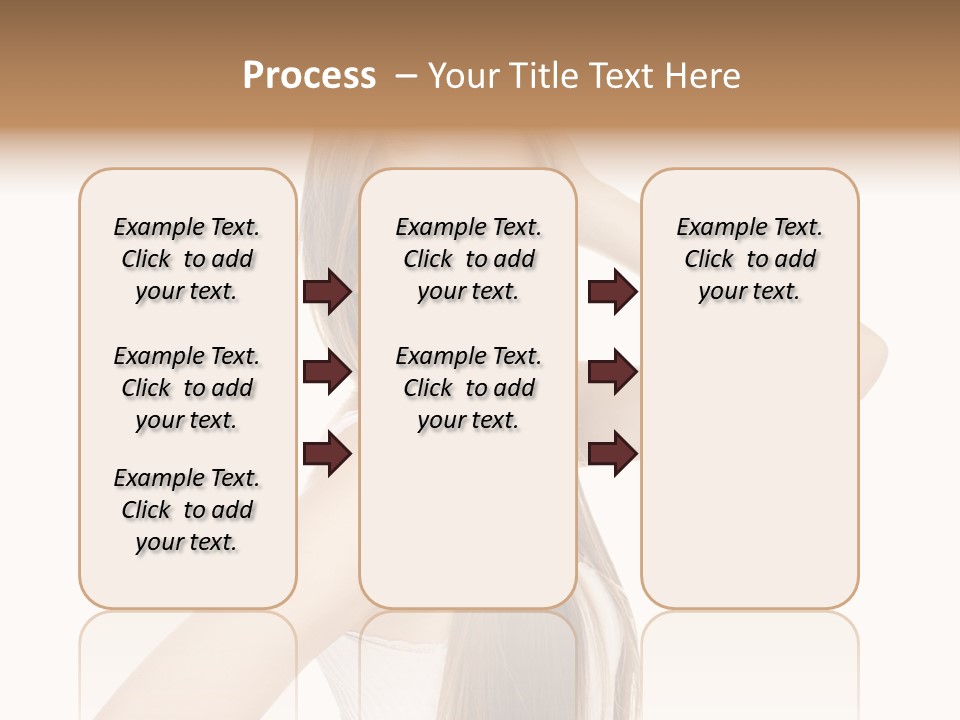 Sexy White Pose PowerPoint Template