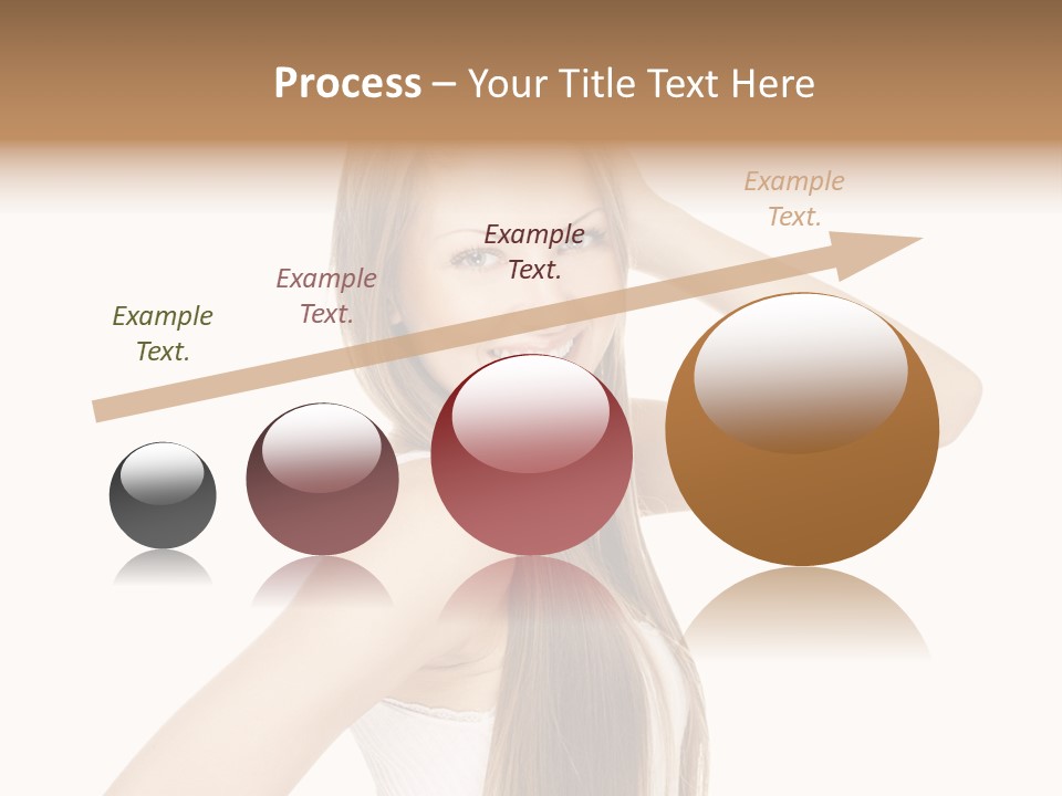 Sexy White Pose PowerPoint Template