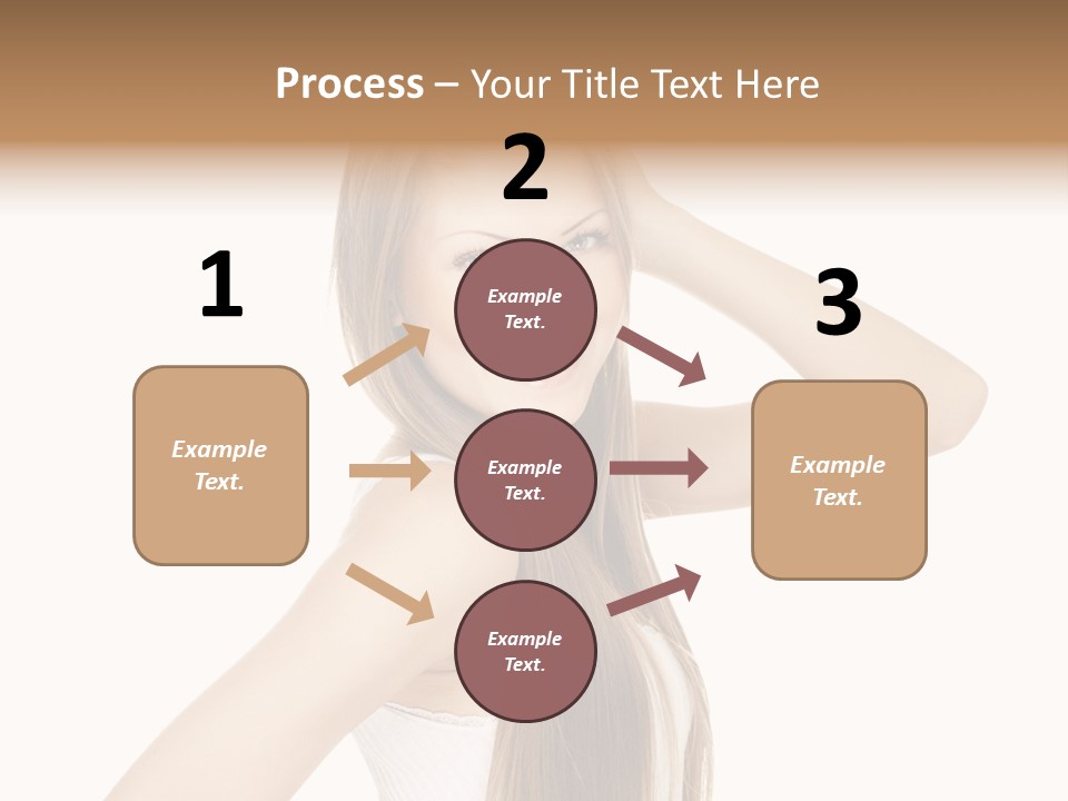 Sexy White Pose PowerPoint Template