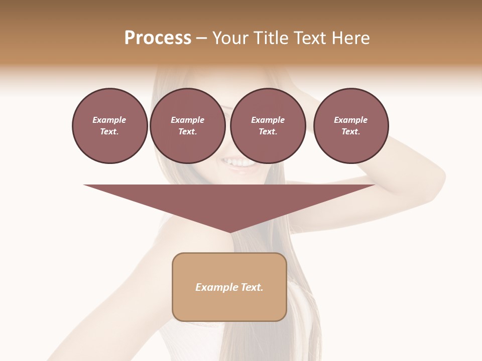 Sexy White Pose PowerPoint Template