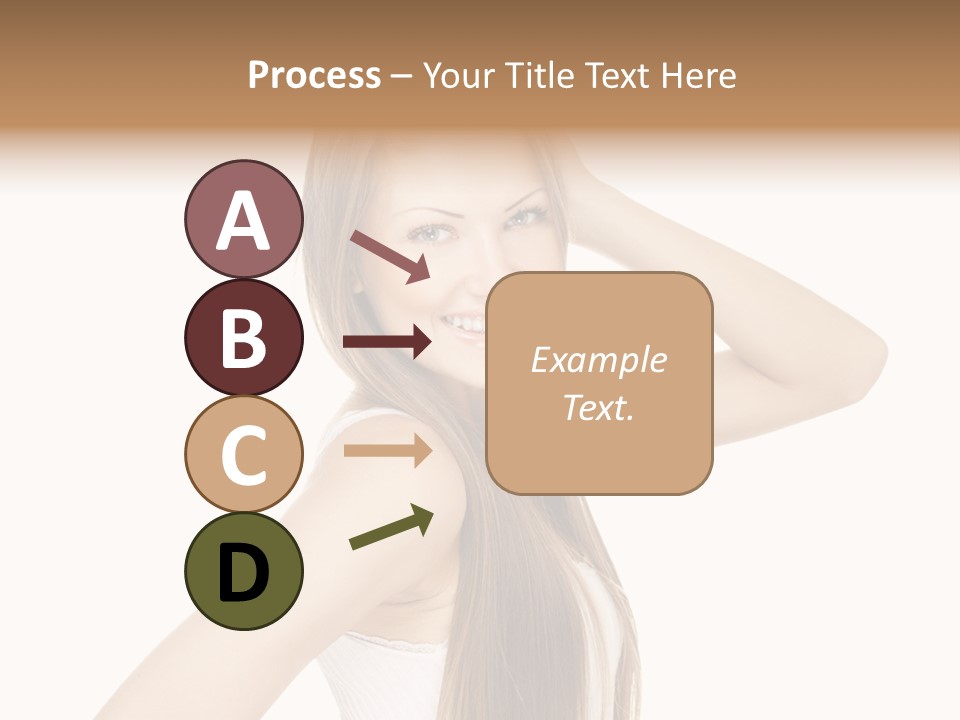 Sexy White Pose PowerPoint Template