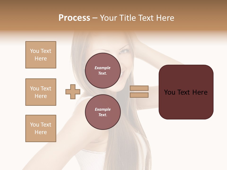 Sexy White Pose PowerPoint Template