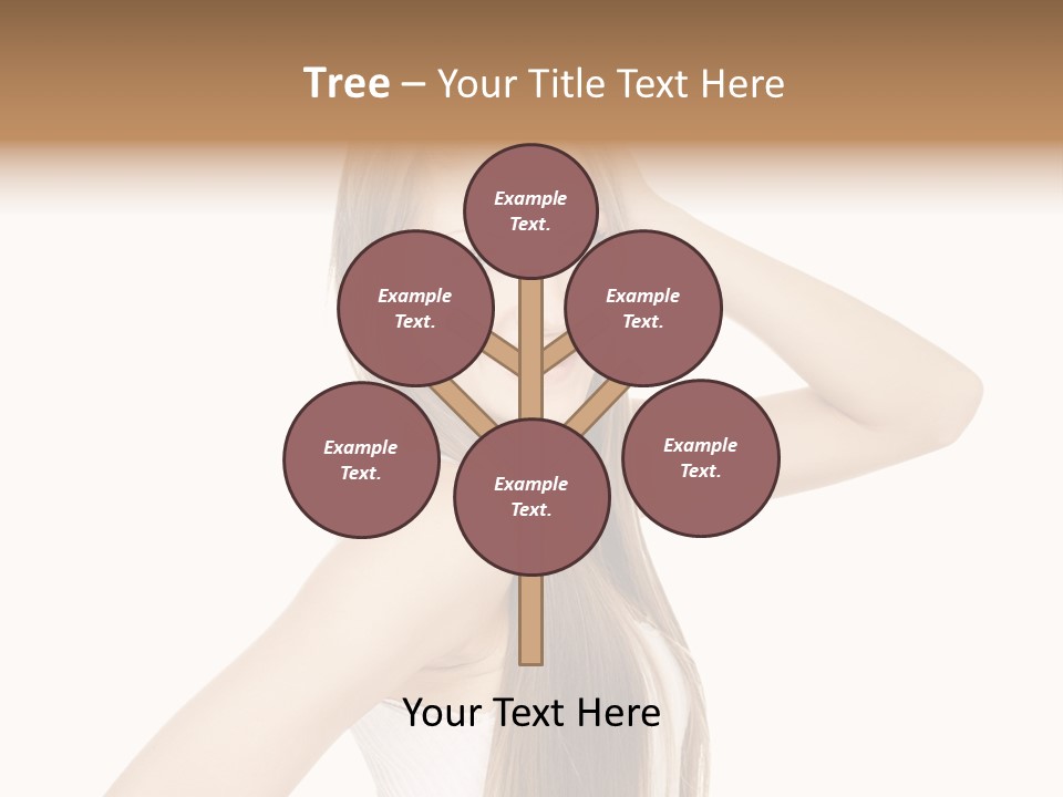 Sexy White Pose PowerPoint Template