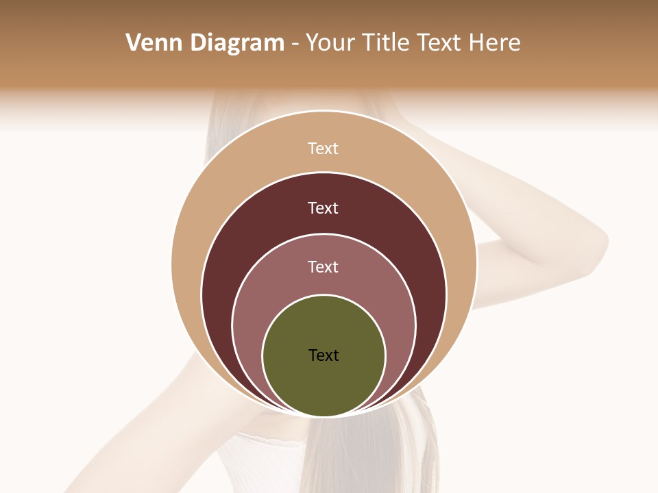 Sexy White Pose PowerPoint Template