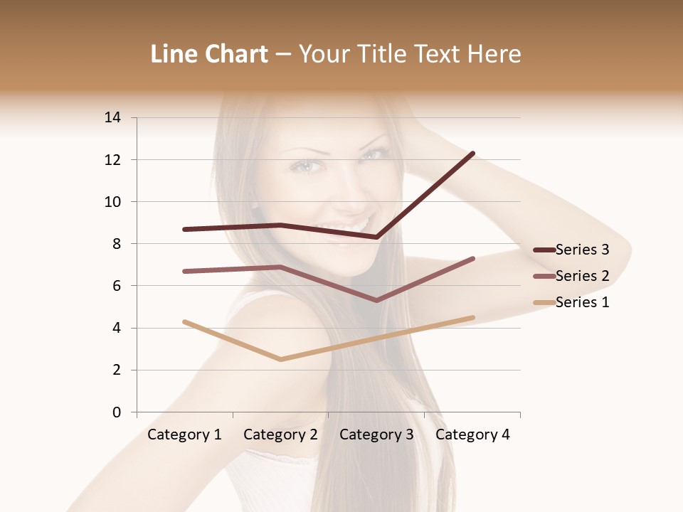 Sexy White Pose PowerPoint Template