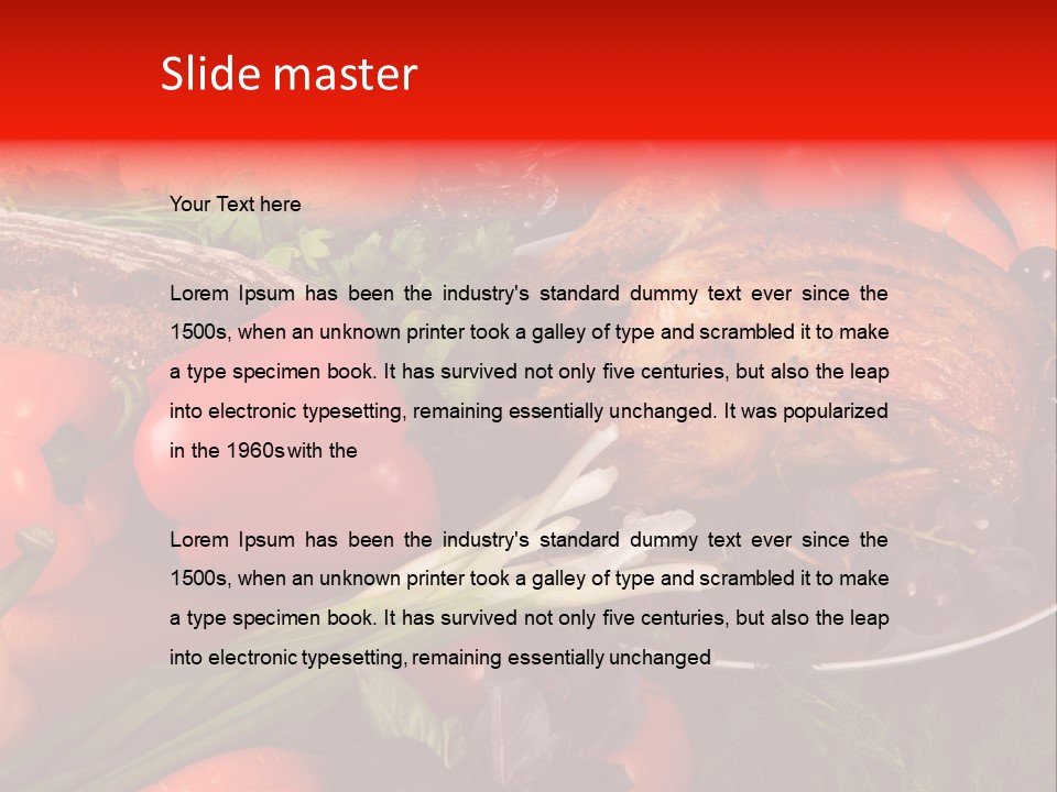 December Seasonal Peppers PowerPoint Template