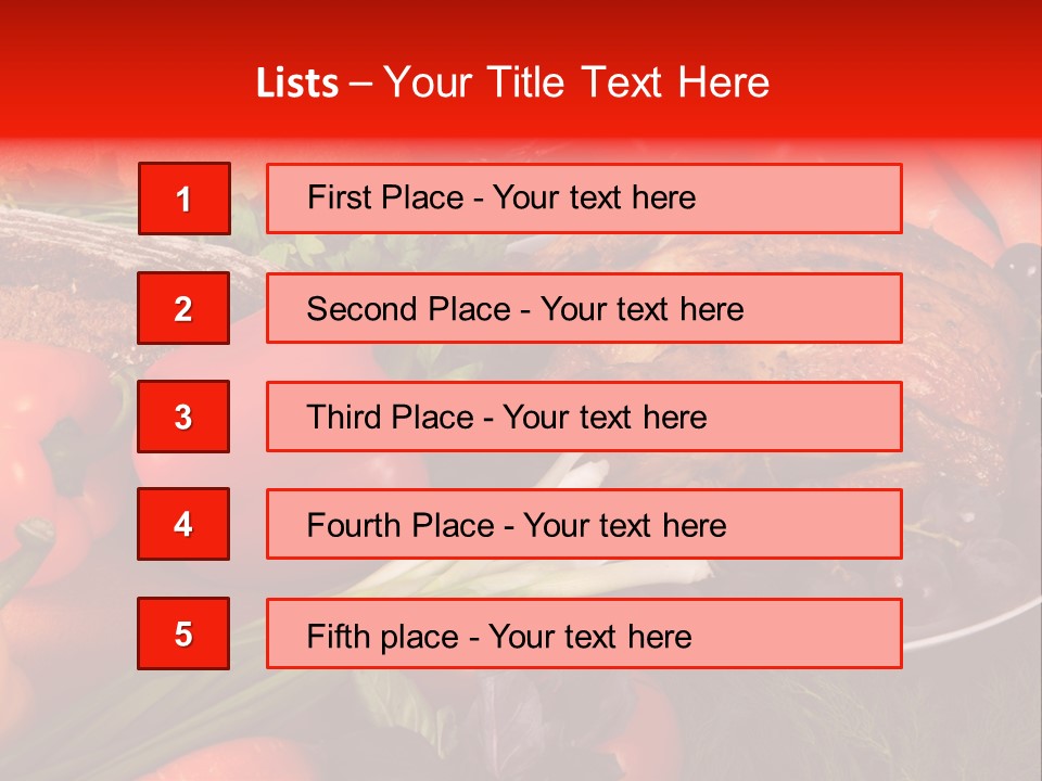 December Seasonal Peppers PowerPoint Template