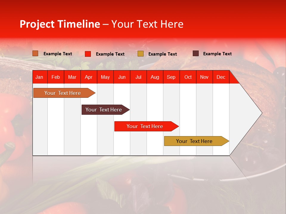 December Seasonal Peppers PowerPoint Template