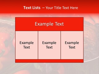 December Seasonal Peppers PowerPoint Template