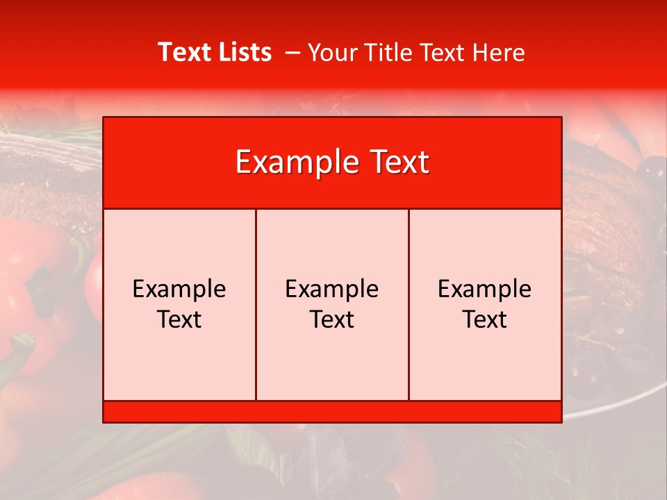 December Seasonal Peppers PowerPoint Template