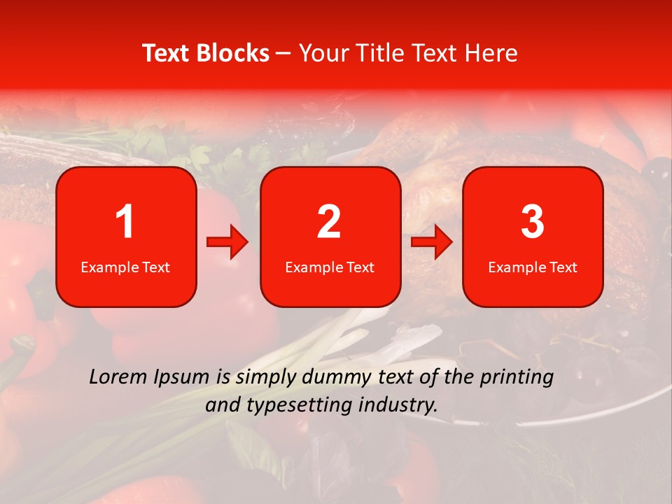 December Seasonal Peppers PowerPoint Template