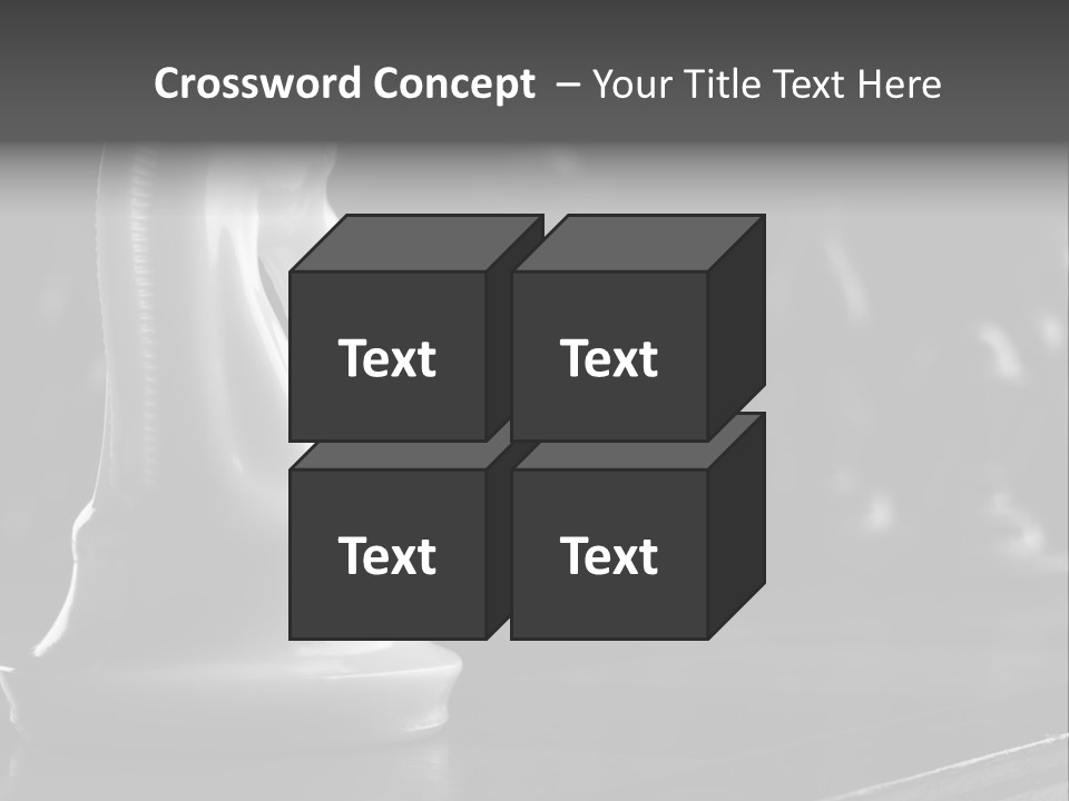 Fight Chess Power PowerPoint Template