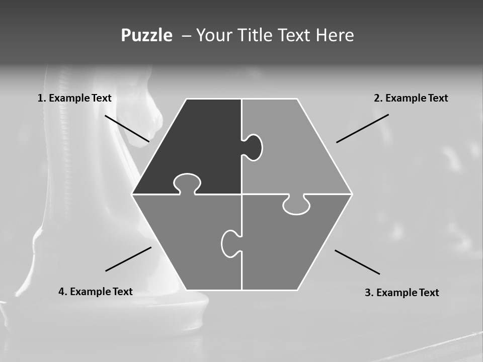 Fight Chess Power PowerPoint Template