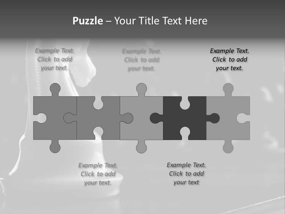 Fight Chess Power PowerPoint Template