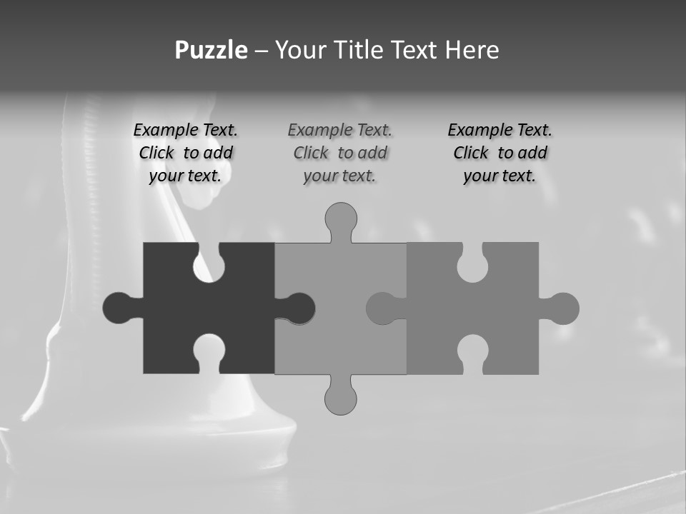 Fight Chess Power PowerPoint Template