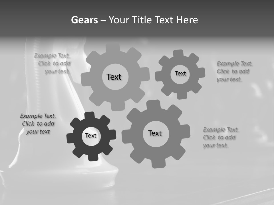 Fight Chess Power PowerPoint Template