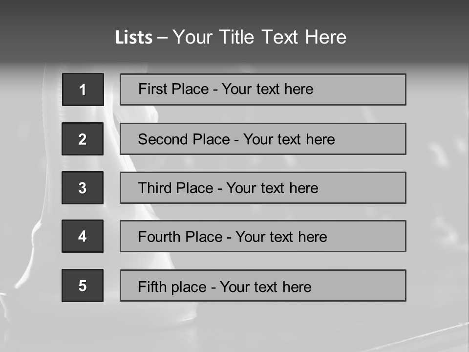 Fight Chess Power PowerPoint Template