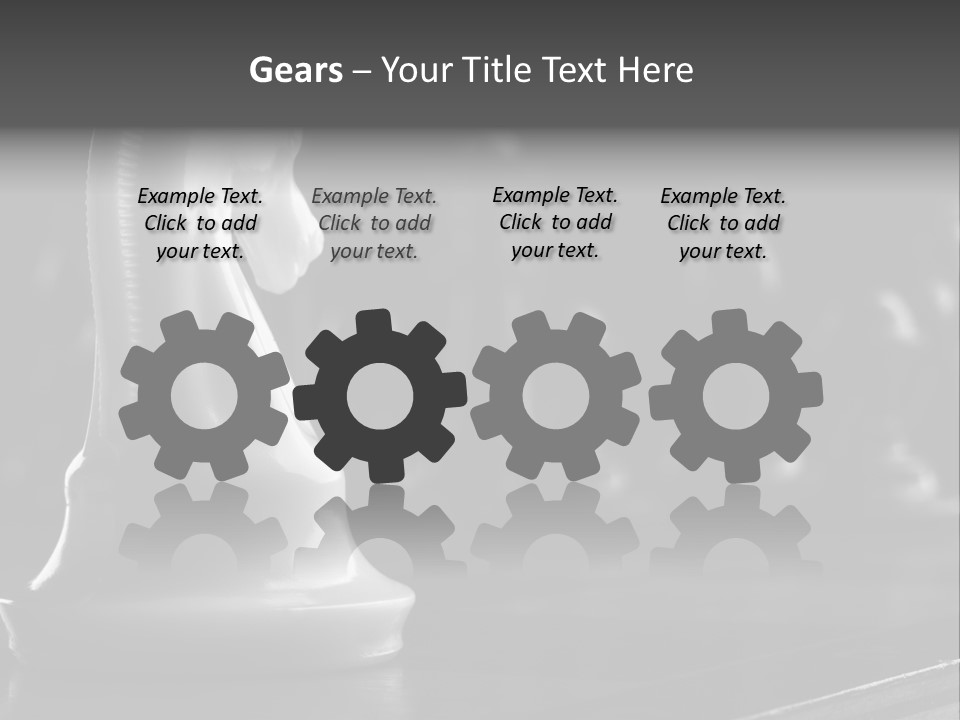 Fight Chess Power PowerPoint Template